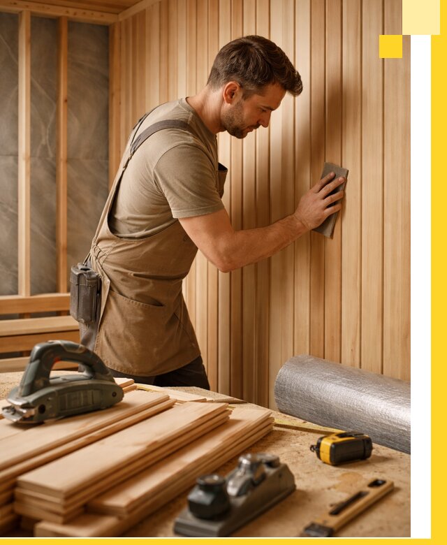 Профессиональная отделка саун и парных под ключ в Вологде