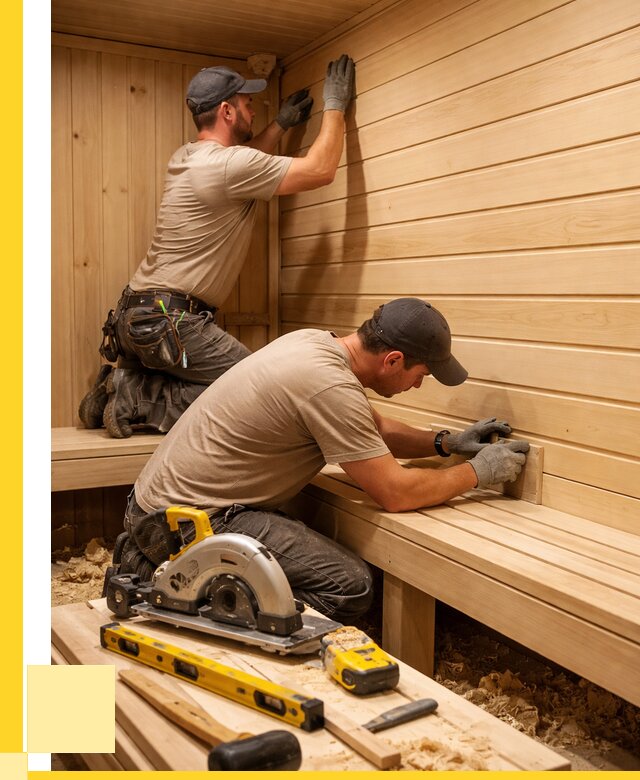 Обшивка саун вагонкой в Вологде от 2568 р. | ЭриданВгд