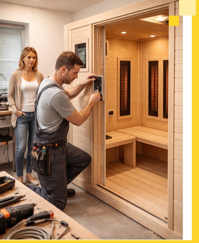 Инфракрасные сауны под ключ в Вологде продажа и установка