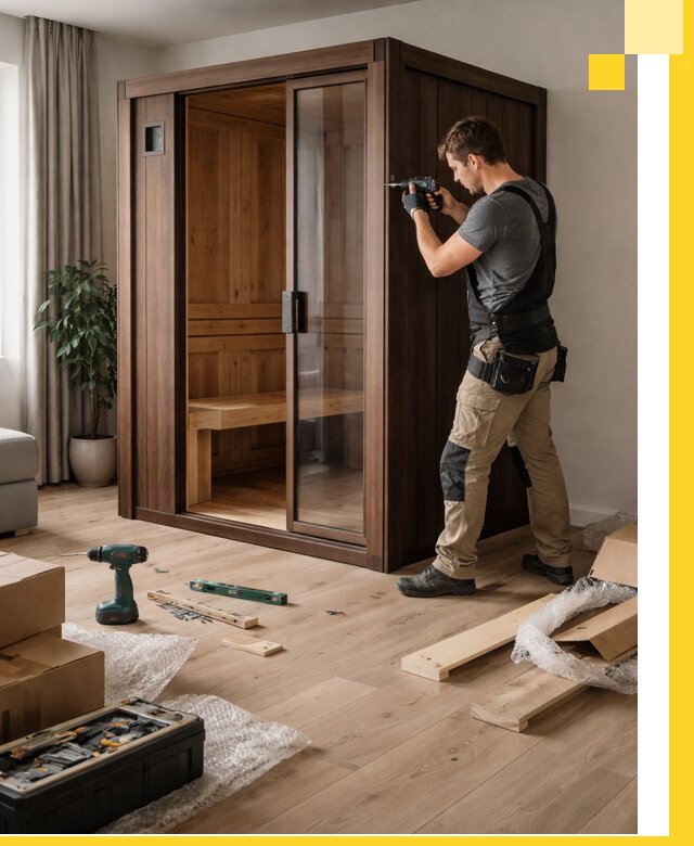 Установка и производство мини саун под ключ в Вологде