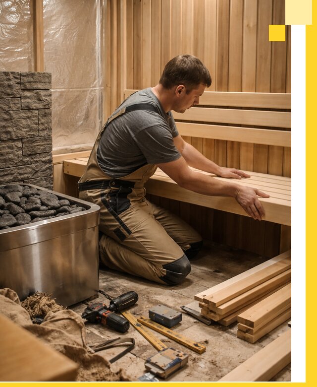 Сауны для дома под ключ с проектированием и монтажом в Вологде