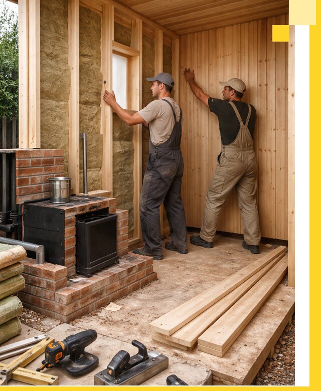 Строительство и установка дачных саун под ключ в Вологде