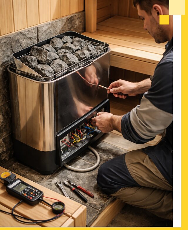 Продажа и установка электрокаменок для саун в Вологде