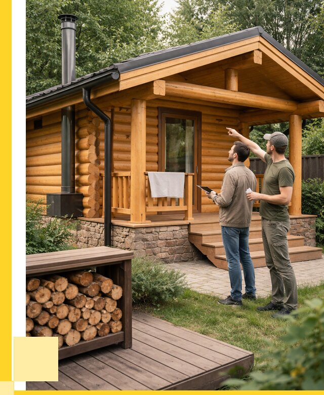 Бани для дачи под ключ в Вологде от 256800 р. | ЭриданВгд