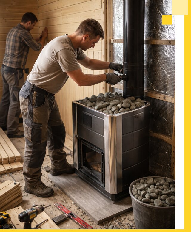 Проектирование и строительство парилок для бани в Вологде под ключ