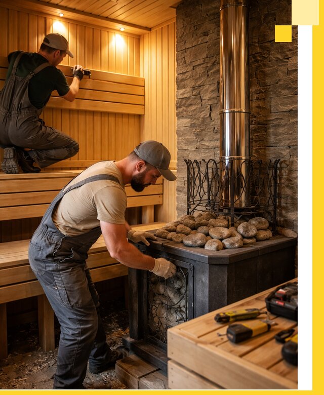 Комплексный дизайн бань, саун и зон отдыха в Вологде