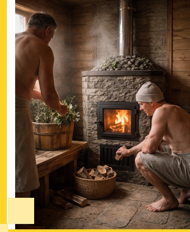 Банные печи под ключ в Вологде от 46224 р. | ЭриданВгд кирпичная