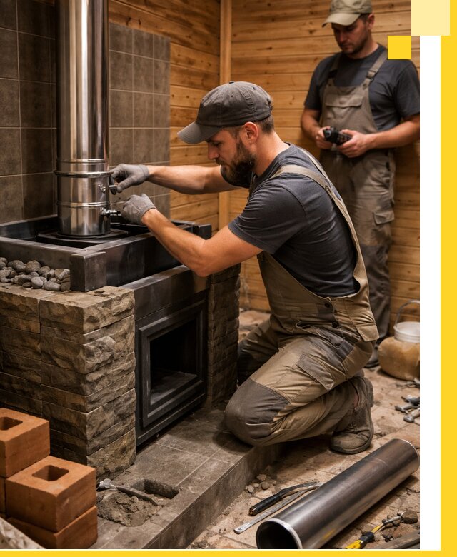 Изготовление и установка банных печей под ключ в Вологде