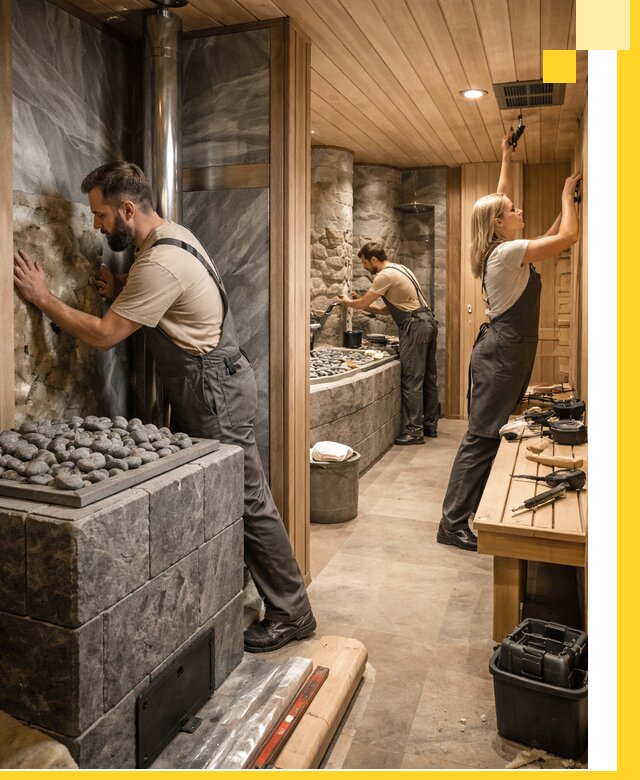 Строительство бань и SPA процедур в Вологде под ключ и отделкой