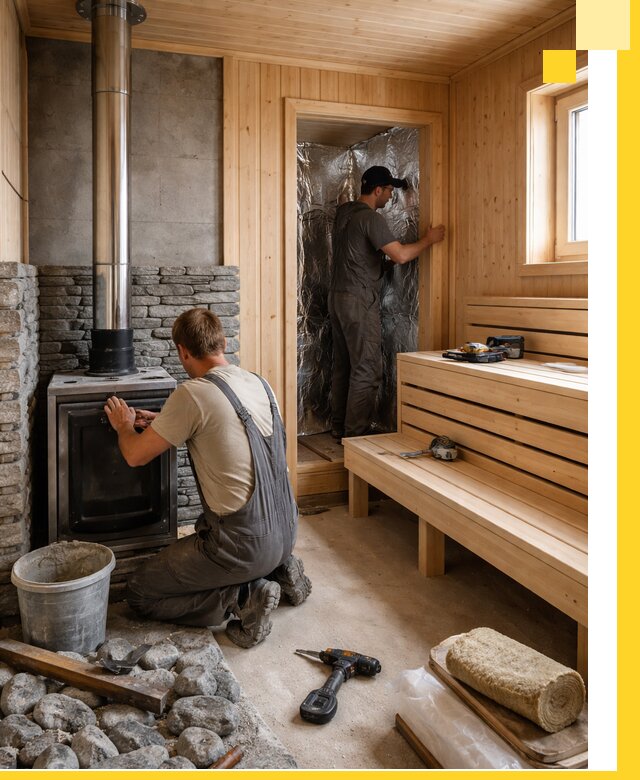 Строительство и изготовление бань под ключ в Вологде