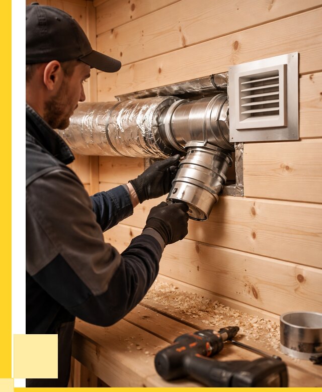 Монтаж вентиляции бани в Вологде от 12326 р. | ЭриданВгд