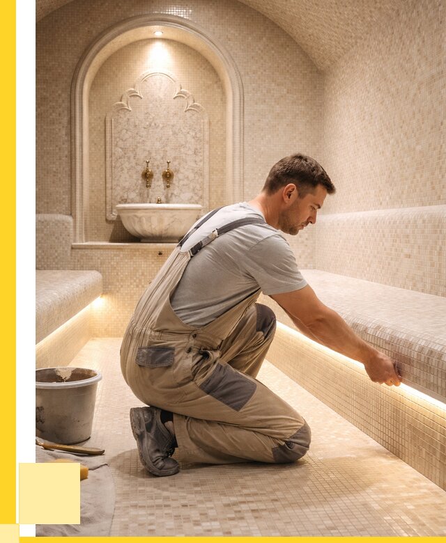 Отделка хамамов под ключ в Вологде от 5650 р. | ЭриданВгд