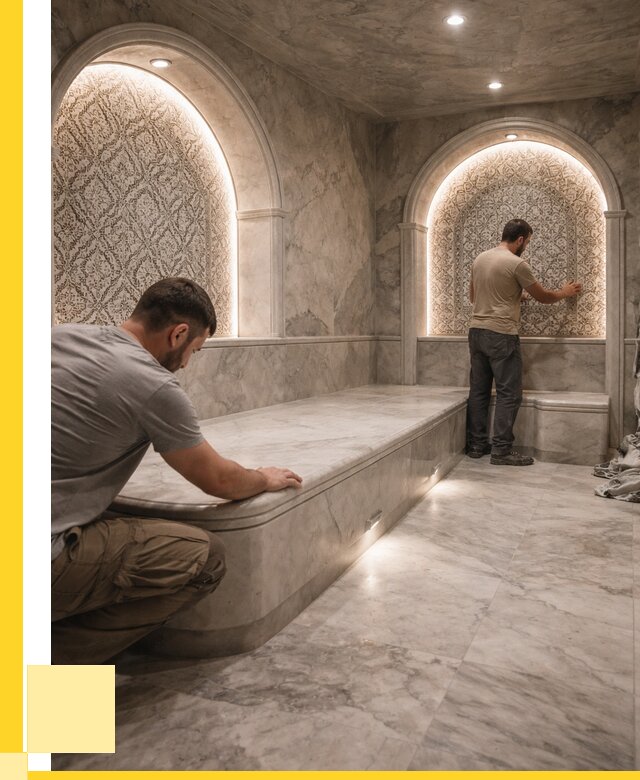 Турецкие бани под ключ в Вологде от 256800 р. | ЭриданВгд