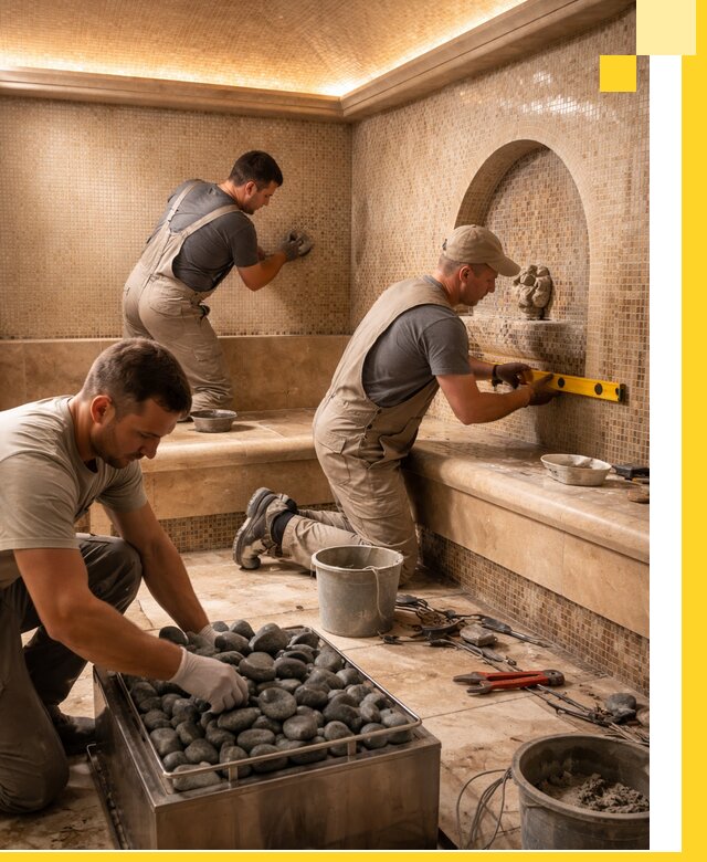 Проектирование и строительство хамама и сауны в Вологде