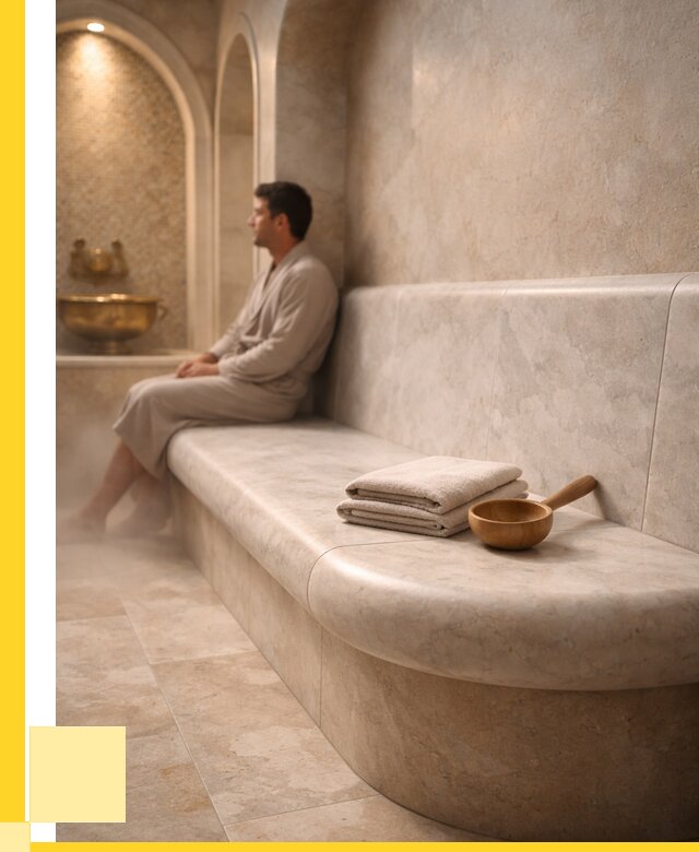 Сиденья для хамама в Вологде под ключ от 12326 р. | ЭриданВгд