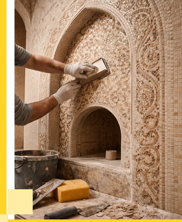 Мозаика для хамама в Вологде под ключ от 5136 р. | ЭриданВгд