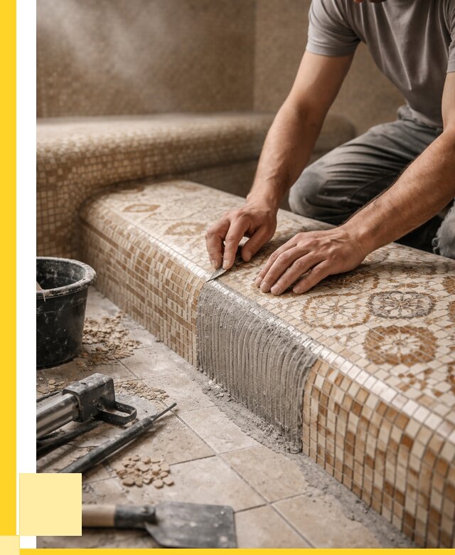 Плитка для хамама под ключ в Вологде от 3595 р. | ЭриданВгд