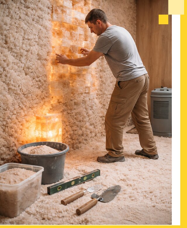 Проектирование и монтаж соляных комнат в Вологде под ключ